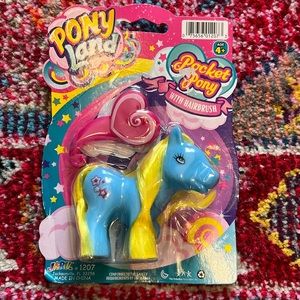 Pony Land Pocket Pony with Hairbrush 2016 NIP